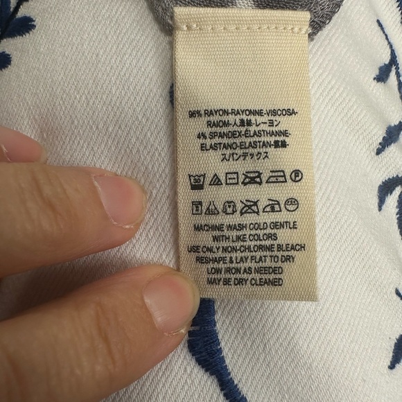 We The Free White and Gray Tie-Dye Tank Top - Picture 6 of 6